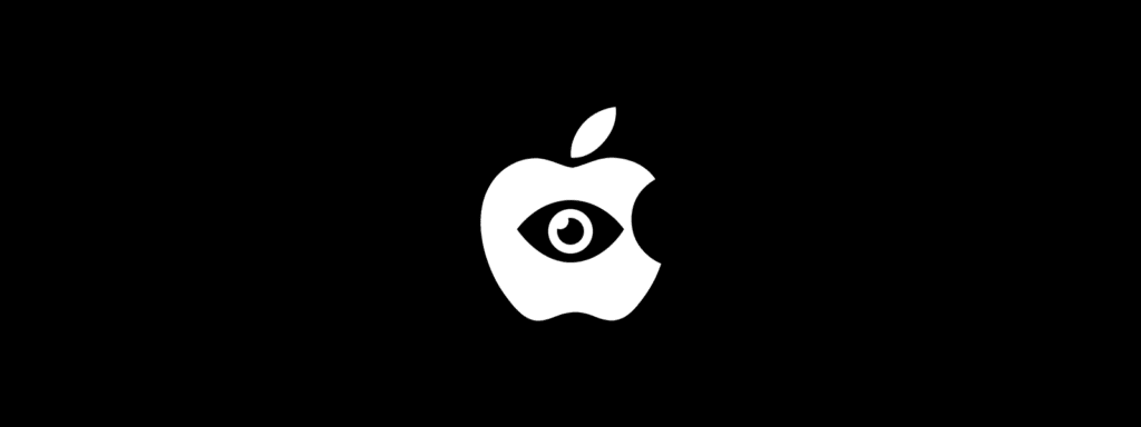 Iconic Apple logo symbolizing iOS 11's focus on enhanced user privacy and trust